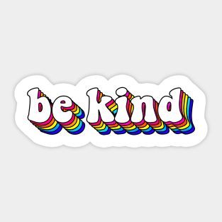 Be Kind Colorful Sticker